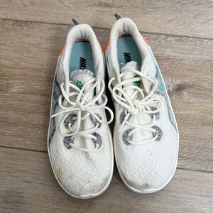 Nike Cream and Gray Shoes